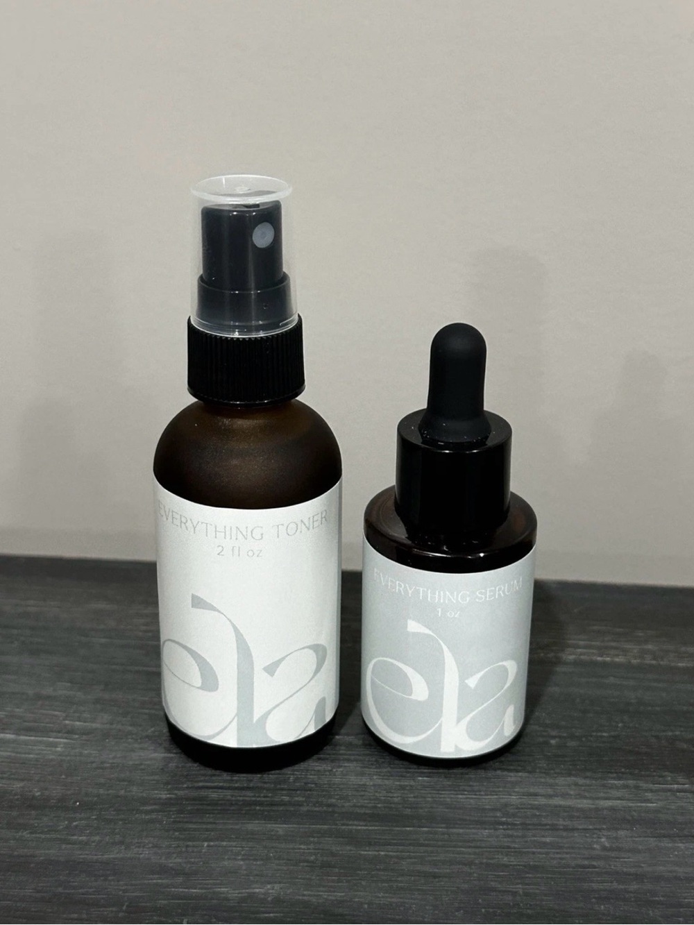 Ela Skin Co. Evrything Toner and Serum
